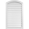 Ekena Millwork Arch Top Surface Mount PVC Gable Vent w/ 2"W x 2"P Brickmould Sill Frame, 22"W x 34"H GVPAR22X3403SN - alternate 1